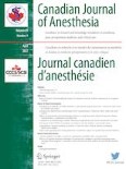 Canadian Journal of Anesthesia/Journal canadien d'anesthésie 4/2022