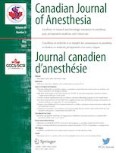 Canadian Journal of Anesthesia/Journal canadien d'anesthésie 5/2022