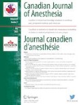 Canadian Journal of Anesthesia/Journal canadien d'anesthésie 7/2022