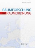Raumforschung und Raumordnung |  Spatial Research and Planning 1/2010