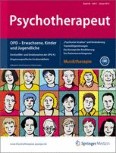 Psychotherapeut 1/2013