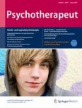 Psychotherapeut 1/2017