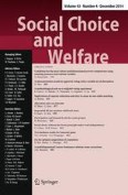 Social Choice and Welfare 4/2014