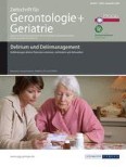 Zeitschrift für Gerontologie und Geriatrie 6/2008