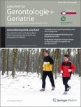 Zeitschrift für Gerontologie und Geriatrie 6/2009