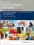 Zeitschrift für Gerontologie und Geriatrie 2/2011