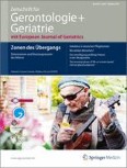 Zeitschrift für Gerontologie und Geriatrie 5/2011