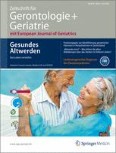 Zeitschrift für Gerontologie und Geriatrie 4/2012