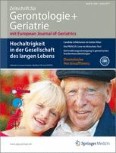 Zeitschrift für Gerontologie und Geriatrie 1/2013