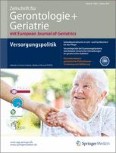 Zeitschrift für Gerontologie und Geriatrie 1/2014