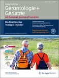 Zeitschrift für Gerontologie und Geriatrie 4/2014