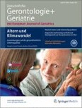 Zeitschrift für Gerontologie und Geriatrie 6/2014