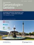 Zeitschrift für Gerontologie und Geriatrie 1/2016