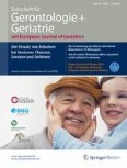 Zeitschrift für Gerontologie und Geriatrie 4/2016