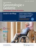 Zeitschrift für Gerontologie und Geriatrie 8/2016