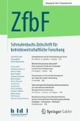 Schmalenbachs Zeitschrift für betriebswirtschaftliche Forschung 4/2016