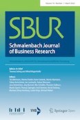 Schmalenbach Journal of Business Research 1/2022