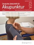 Deutsche Zeitschrift für Akupunktur 1/2020