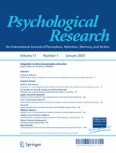 Psychological Research 1/2007