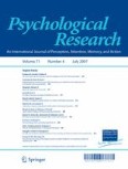 Psychological Research 4/2007