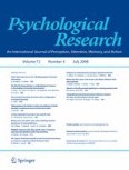 Psychological Research 4/2008