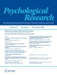 Psychological Research 6/2008