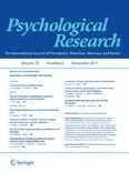 Psychological Research 6/2011