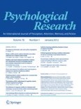 Psychological Research 1/2012