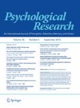 Psychological Research 5/2012