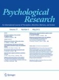 Psychological Research 3/2013