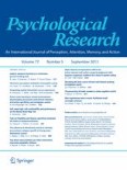 Psychological Research 5/2013