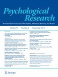 Psychological Research 6/2013