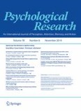 Psychological Research 6/2014