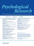 Psychological Research 4/2015