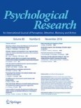 Psychological Research 6/2016