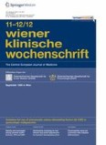 Wiener klinische Wochenschrift 11-12/2012