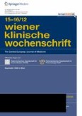 Wiener klinische Wochenschrift 15-16/2012