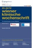 Wiener klinische Wochenschrift 23-24/2012