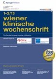 Wiener klinische Wochenschrift 1-2/2013
