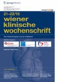 Wiener klinische Wochenschrift 21-22/2015