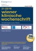Wiener klinische Wochenschrift 21-22/2018