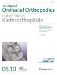 Journal of Orofacial Orthopedics / Fortschritte der Kieferorthopädie 5/2010