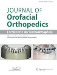 Journal of Orofacial Orthopedics / Fortschritte der Kieferorthopädie 4/2019