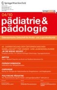 Pädiatrie & Pädologie 4/2010