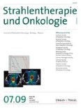 Strahlentherapie und Onkologie 7/2009