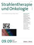 Strahlentherapie und Onkologie 9/2009
