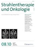 Strahlentherapie und Onkologie 8/2010