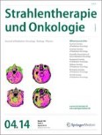 Strahlentherapie und Onkologie 4/2014