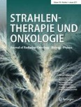 Strahlentherapie und Onkologie 1/2017