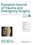 European Journal of Trauma and Emergency Surgery 5/2010
